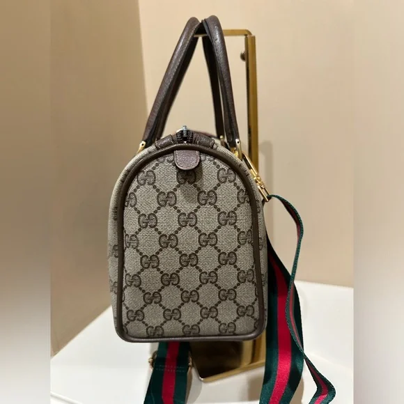 COPY - Authentic GUCCI Monogram GG Web Sherry Line
Supreme Boston Bag - Picture 8 of 15